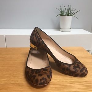 J.CREW cheetah print flats